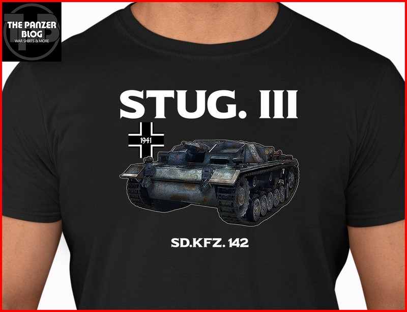 StuG III Panzer T-Shirt WWII German Tank Version 2