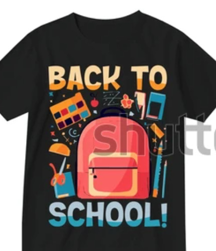 Back To School T-shirt S-234XL New Gift Funny One Side Cotton