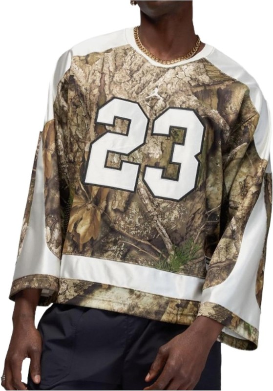 Brooklyn Realtree Hockey Mens Jersey (Medium Olive/Sail/Sail) Size Large – Mediu