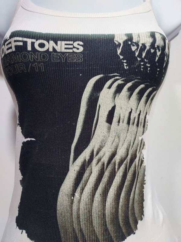 Deftones tank top ribbed vintage poster diamond deftones shirt xs through xxl gallery