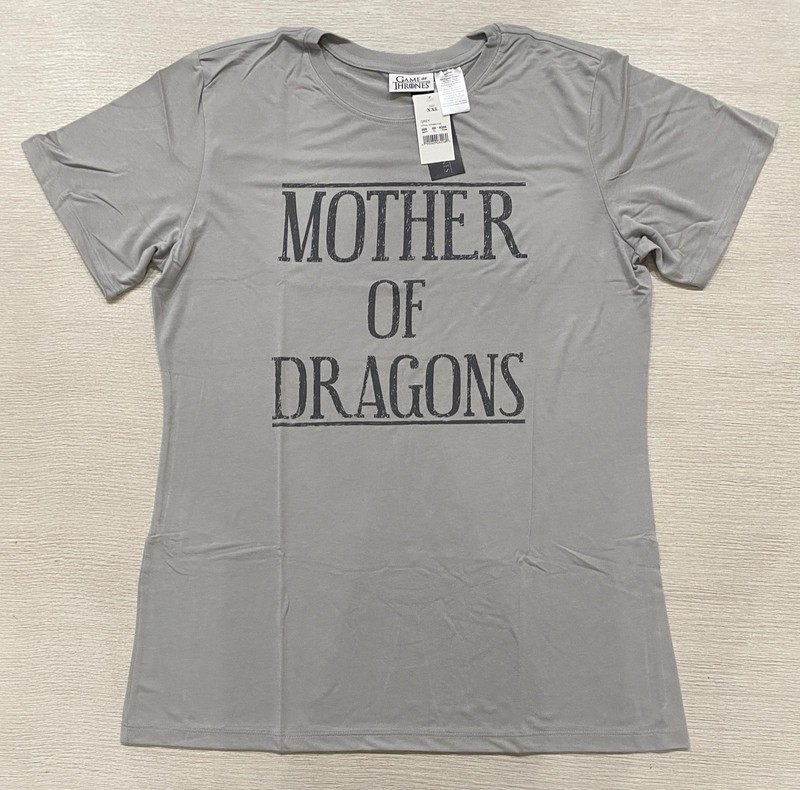 Game of Thrones – Mother of Dragons – Men’s T-Shirt (Gray) Size XXL