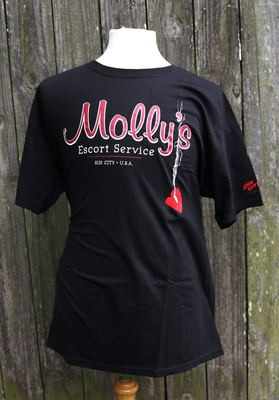 NOS Sin City Molly’s Escort Service Comic Graphitti T Shirt – Multiple Sizes