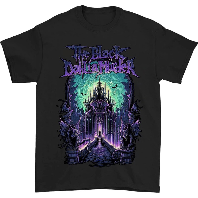 Men’s Vintage The-Black-Dahlia-Murder Poster Tshirt (Black, XXL)
