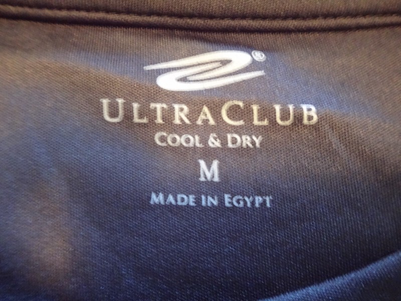 PITBULL DAD Dog Lover Moisture Wicking UltraCLub Black T Shirt Mens M UNWORN gallery