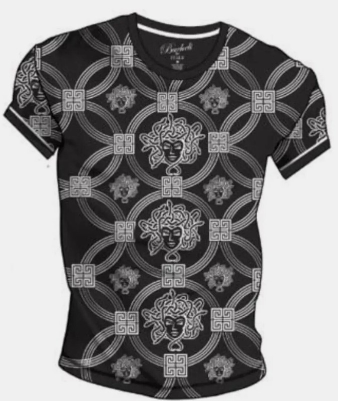 Men’s Bucheli Cotton T Shirt,Italian Style,Slim Fit,Stretch L 2XL….A20.A