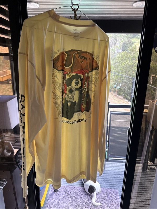 Ultra Club Cool And Dry 3XL Just For Rocky Long Sleeve Sun And Shade Shirt Yello gallery