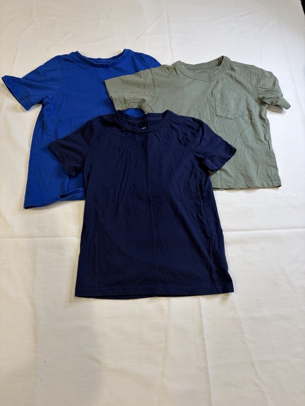 3 Plain Color T Shirts Kids (Boys) Sizes 7/8