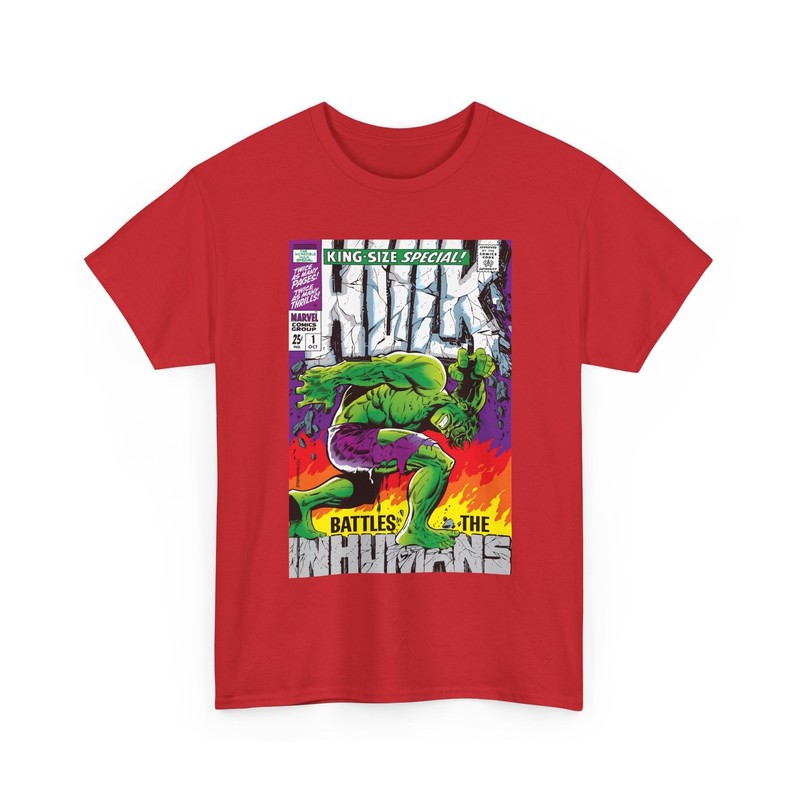 Incredible Hulk T-Shirt – Steranko Art – King-Size Special #1 – Marvel Comics