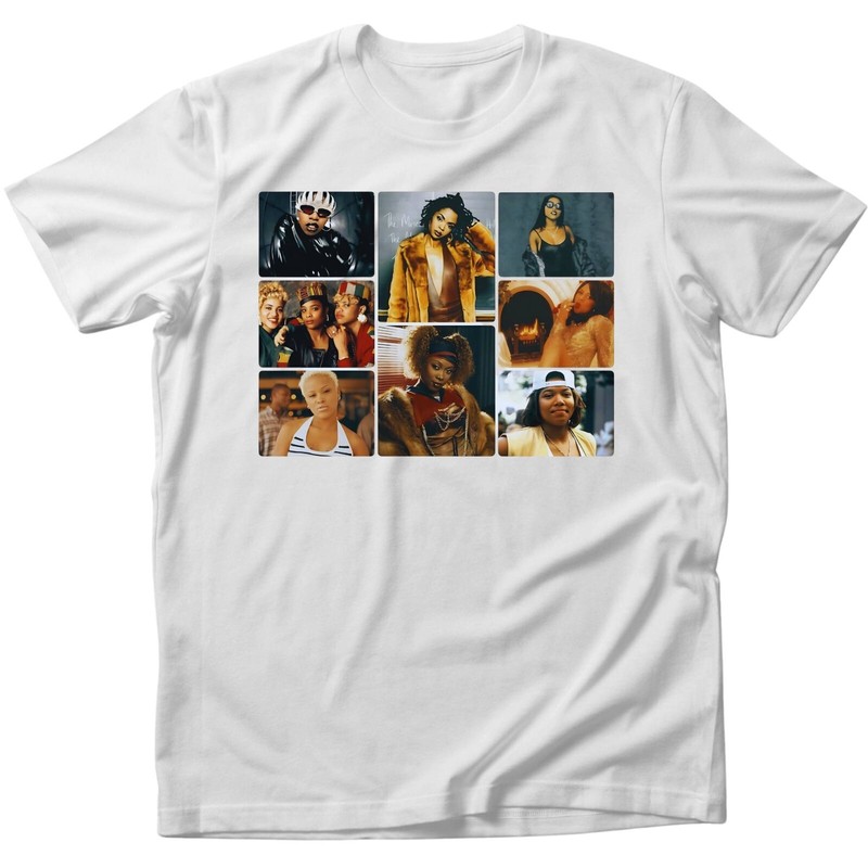 women of rap t shirt, women hip hop tee, 90s rap, latifah foxy shirt