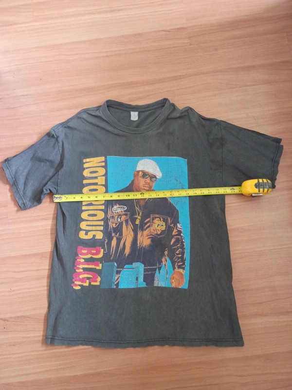 VINTAGE NOTORIOUS BIG BIGGIE XL RAP TEE SHIRT One More Chance King of New York