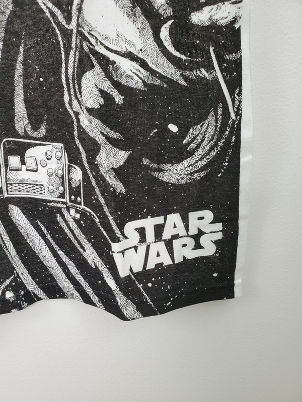 Vintage Star Wars All Over Print Darth Vader Mens Small T Shirt gallery
