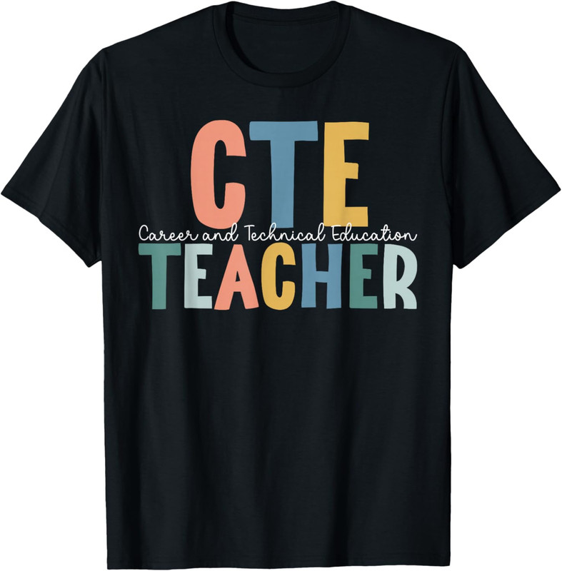 Boho CTE Teacher Career and Technical Education Teacher T-Shirt