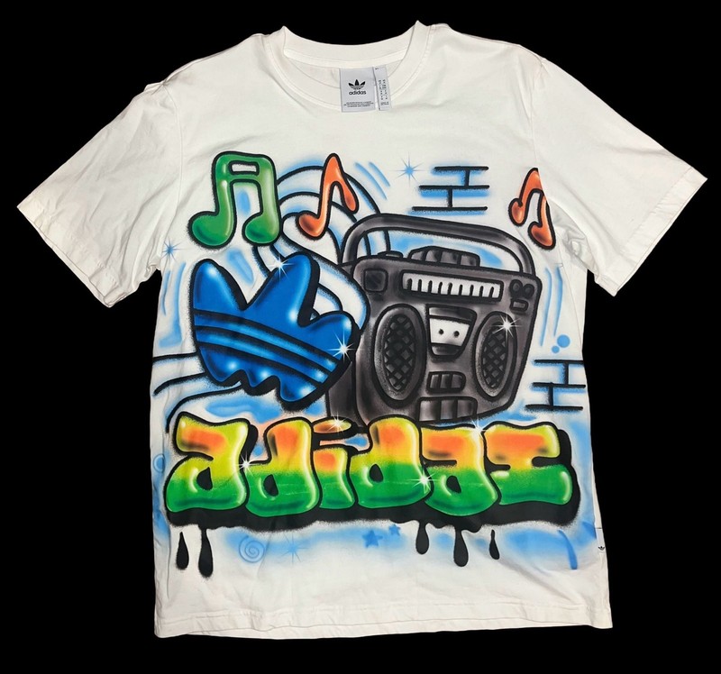 Adidas Originals Airbrush Graffiti Street Tee