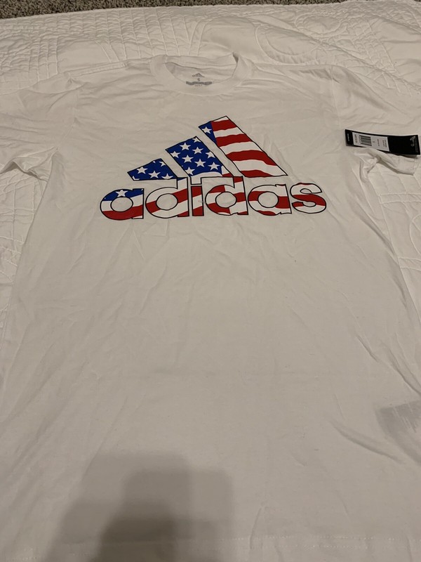 Adidas Red White And Blue Shirt Small NWT