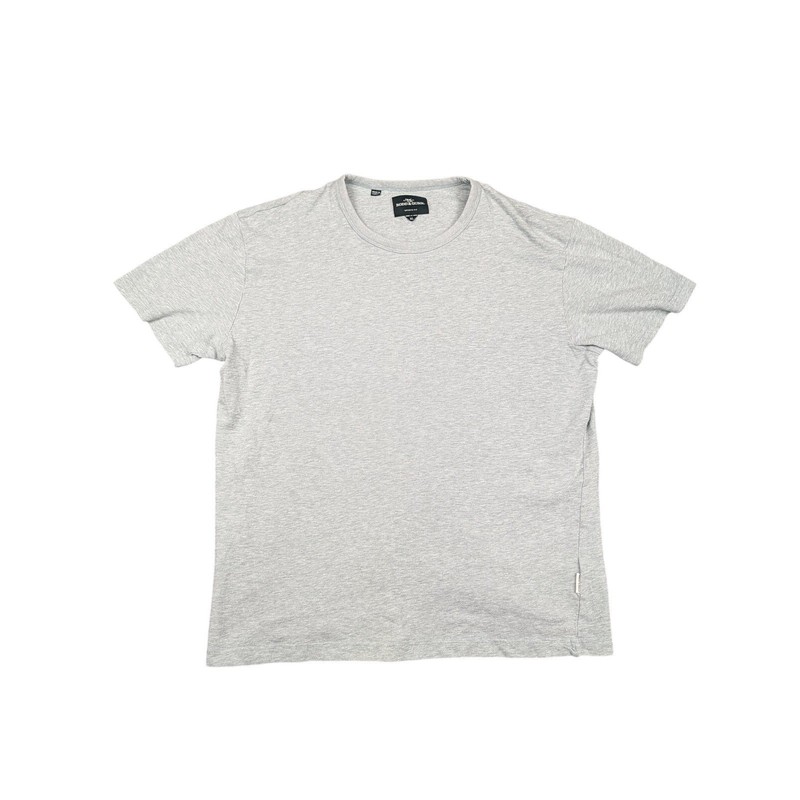 Rodd & Gunn Shirt Mens XL Gray Cotton Linen Crew Neck Short Sleeve Tee