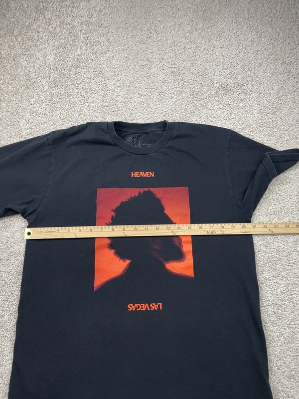 The Weeknd Heaven Or Las Vegas Shirt Mens Large Black Profile Graphic Music gallery