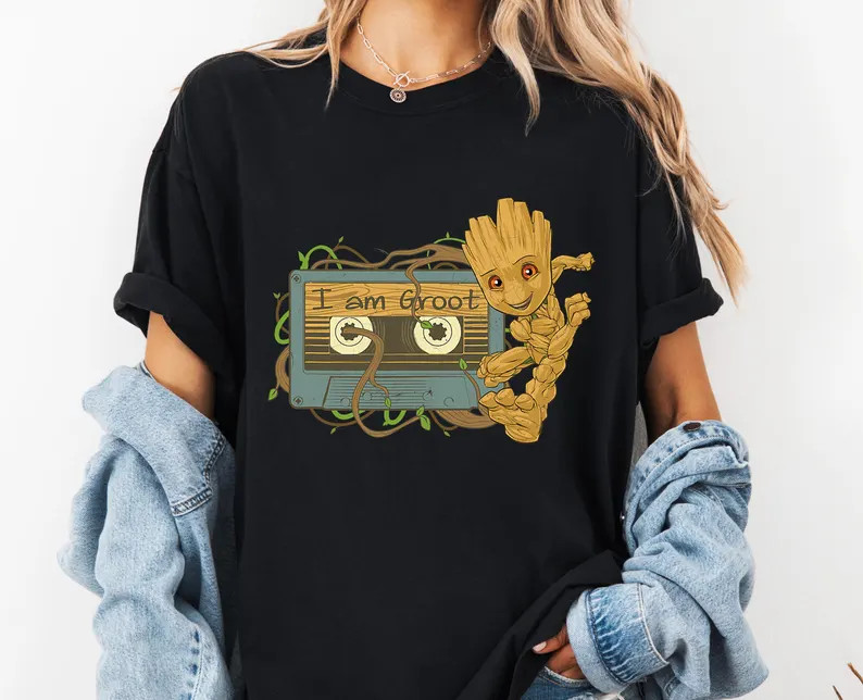 Disney Guardians Of The Galaxy I Am Groot T-SHIRT UNISEX1