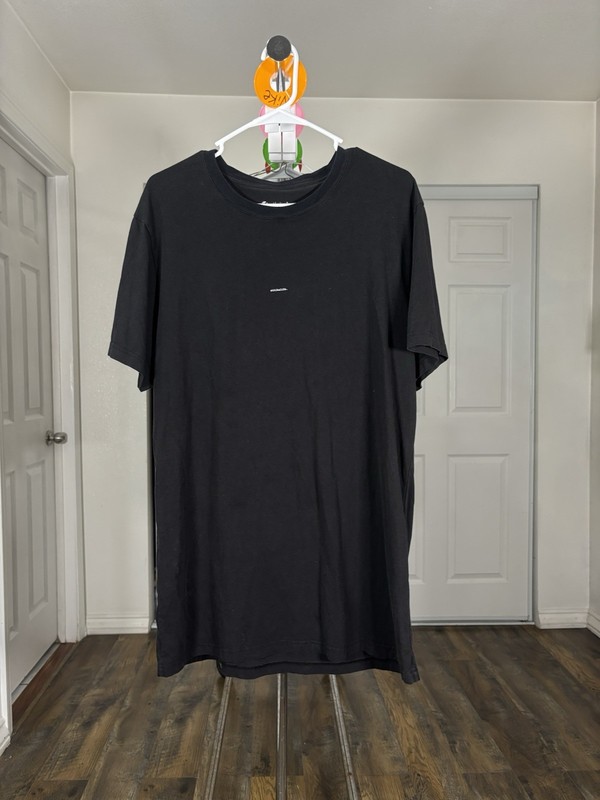Ethika Logo Men’s Black Short Sleeve Crew Neck Slim Fit T-Shirt Size 2XL