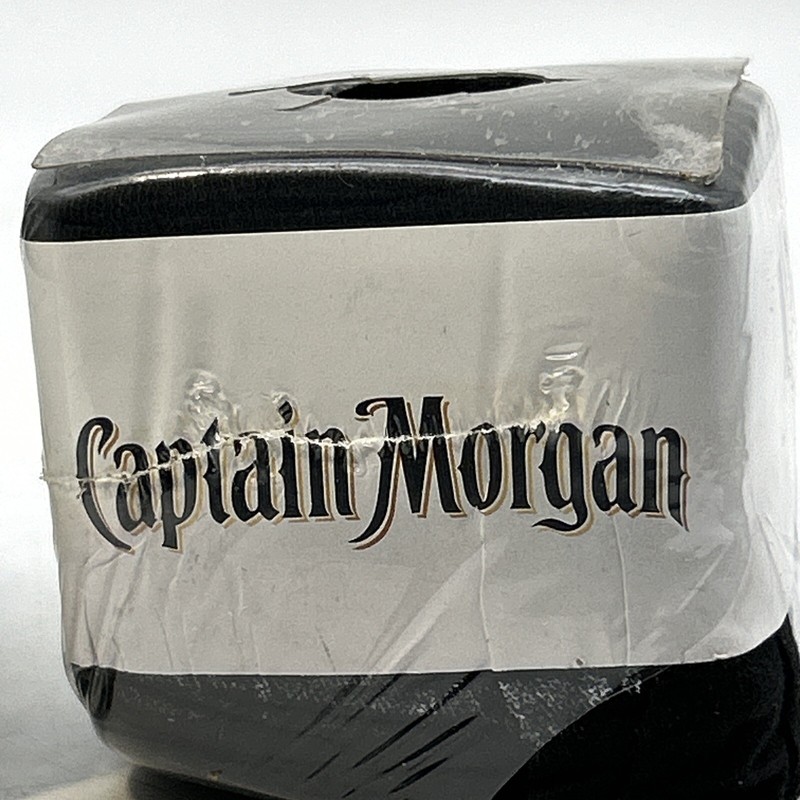 2-Vtg Captain Morgan Graphic T-Shirts Pirate Logo Front Back Rum (Size Unknown) gallery