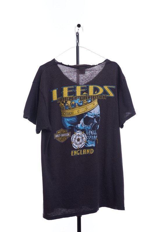Harley-Davidson Leeds T shirt 2018 Size L Made USA (Y10)