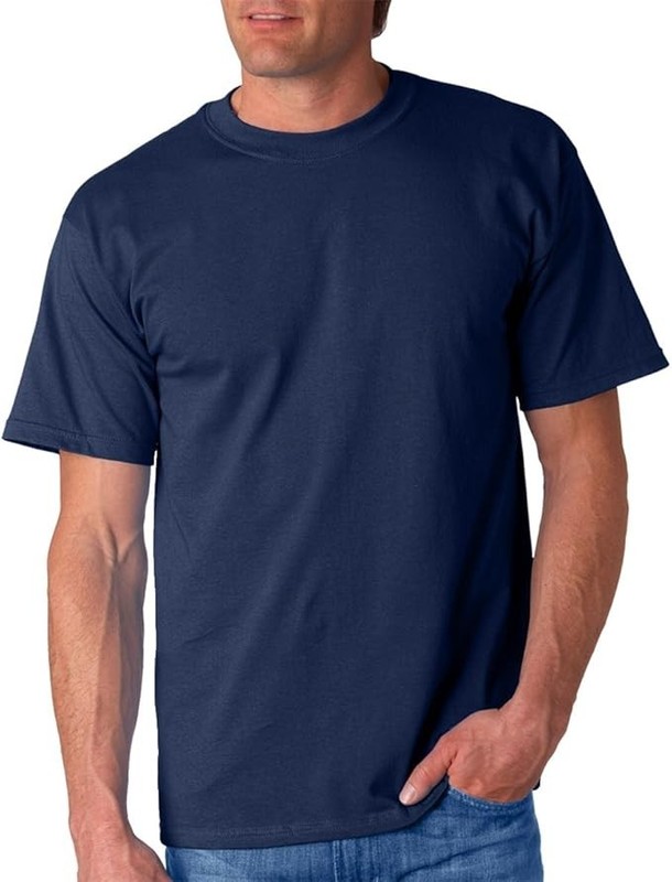 Gildan G800 Short Sleeve DryBlend 50 Cotton 50 Poly T-Shirt Navy 2XL lot of 3