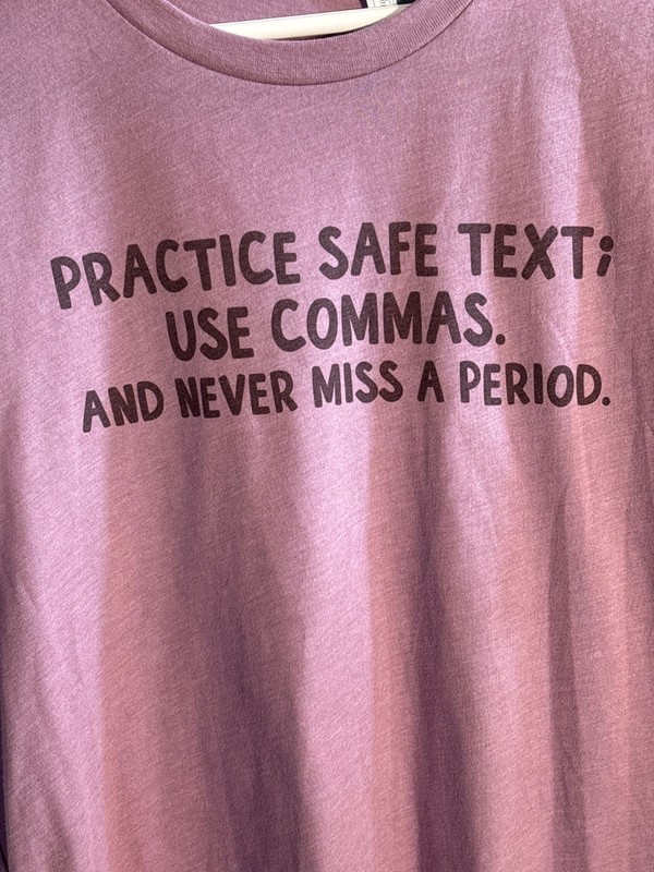 Women’s/ Party/bachelorette BellaCanvas Practice Safe Text Graphic T-Shirt, Medi