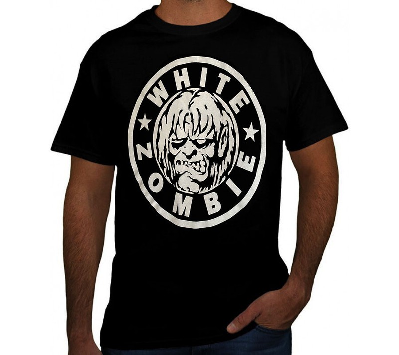 WHITE ZOMBIE PUNK ROCK BAND Black T Shirt