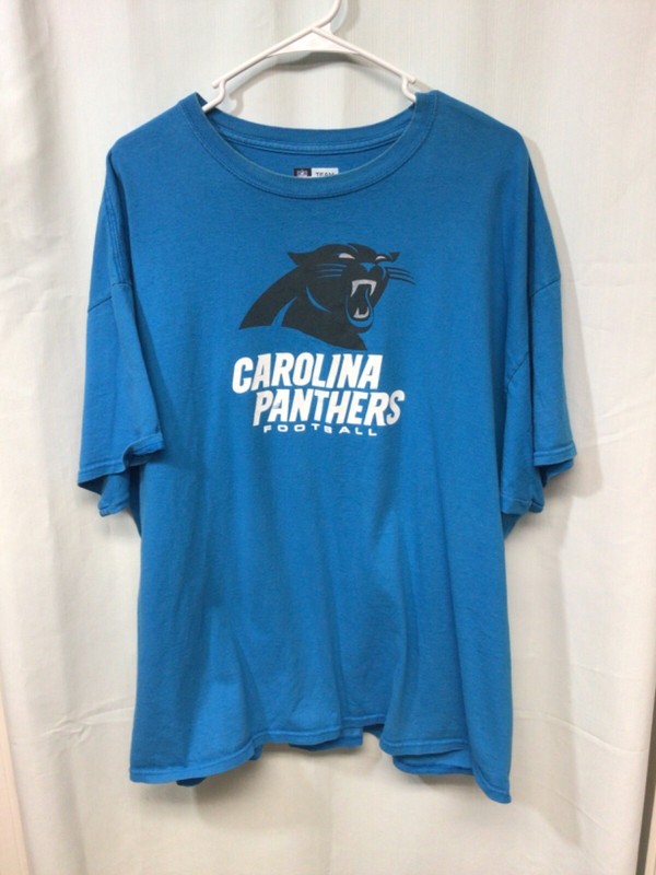 Carolina Panthers Blue 2XL Cotton NFL Licensed T Shirt