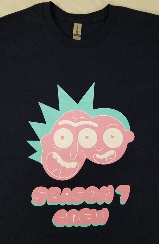 Rick and Morty Season 7 Cast and Crew LARGE shirt Cartoon Network adult swim gallery