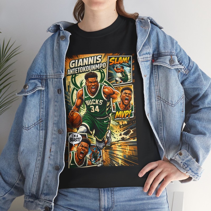Giannis Antetokounmpo Unisex T Shirt Bucks Tee gallery