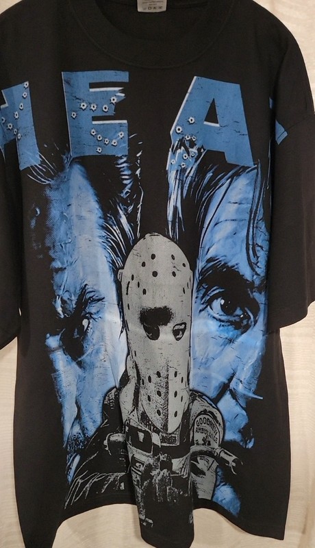 HEAT BIG PRINT ON SHAKA HEAVYWEIGHT GARMET DYED T SHIRT gallery