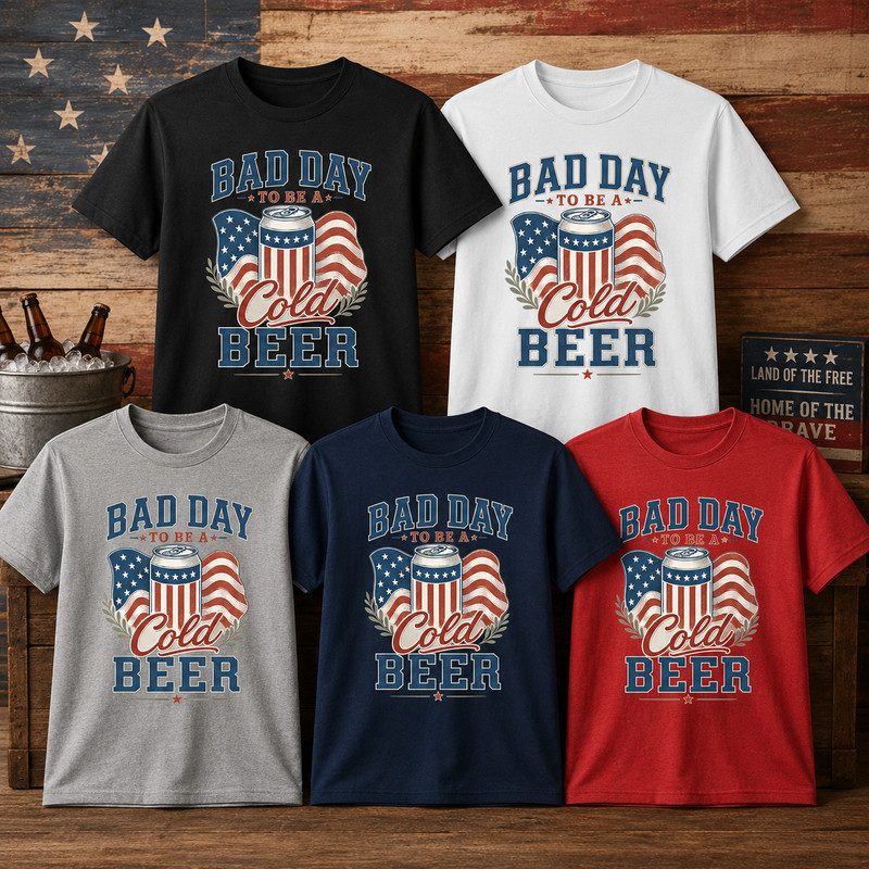 4th of July Bad Day To Be A Cold Beer Shirt Gift for Men Women gallery