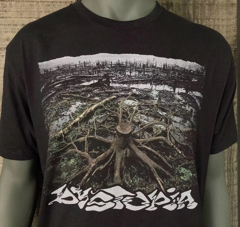 Dystopia Band Tour Graphic Reprint Cotton T-Shirt Full Size ED1065
