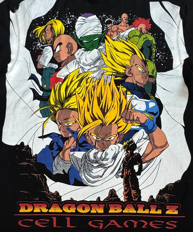 Dragon Ball Z – Cell Games White Cape / Z Fighters T-Shirt – XXL