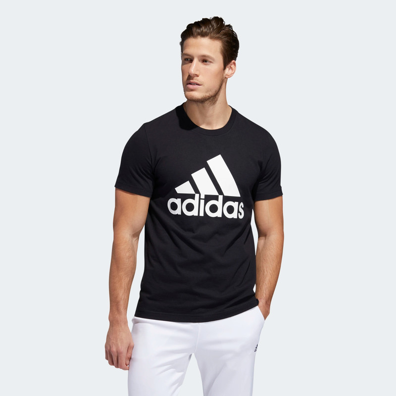 Adidas Men's Logo Tee Top Athletic Muscle Gym Shirt New With Tags