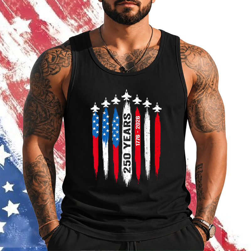 250 Anniversary USA 4th of July Patriotic 250 Years American Tank top