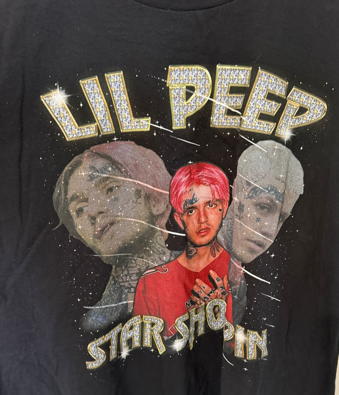 LIL PEEP STAR SHOPPIN T-SHIRT VINTAGE 90’S INSPIRED Streetwear Y2K 3XL