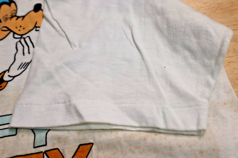 Vintage Disney Velva Sheen Goofey T-Shirt Florida Size L USA Made Paper Thin gallery