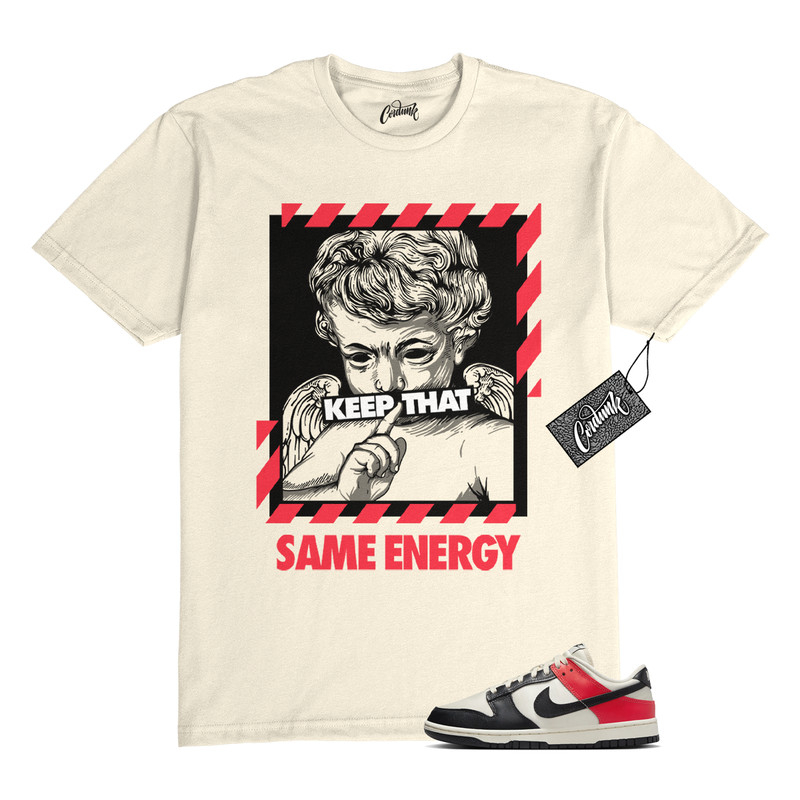 Dunk Bright Crimson Black Toe Pale Ivory Low T Shirt to Match ENERGY