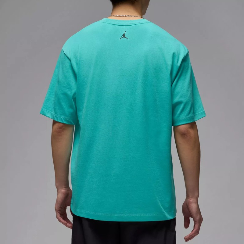 Air Jordan XL Men's T Shirt Washed Teal AJ1 Cotton Nike Retro HJ2326 392 NWT gallery