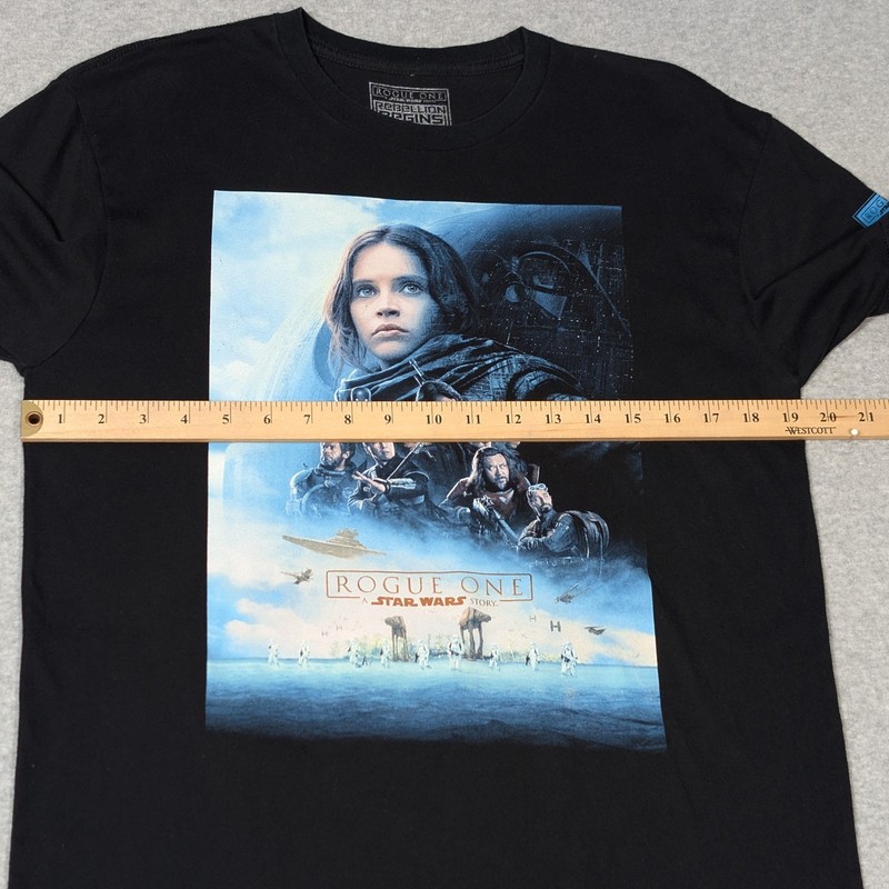 Star Wars Rogue One Promo T-shirt Medium Rebellion Begins gallery