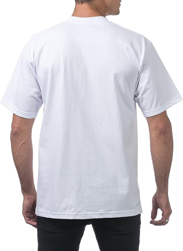 Pro Club Men's 6-Pack Heavyweight Cotton Short Sleeve Crew Neck T-Shirt gallery