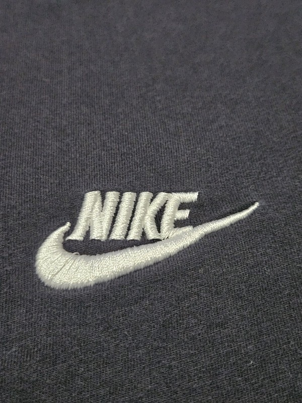 Nike Tee Embroidered Swoosh Black NSW Club Mens XXL Tshirt AR4997-013