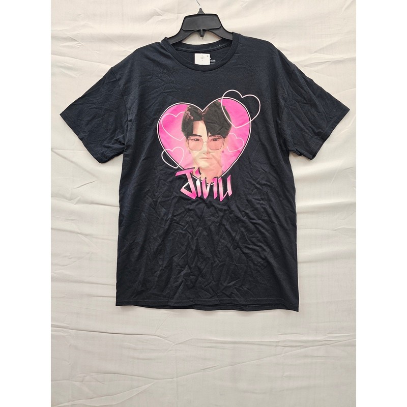 K-Pop Demon Hunters Jin-ju Graphic T-Shirt Mens Large Black NEKP017GSC New