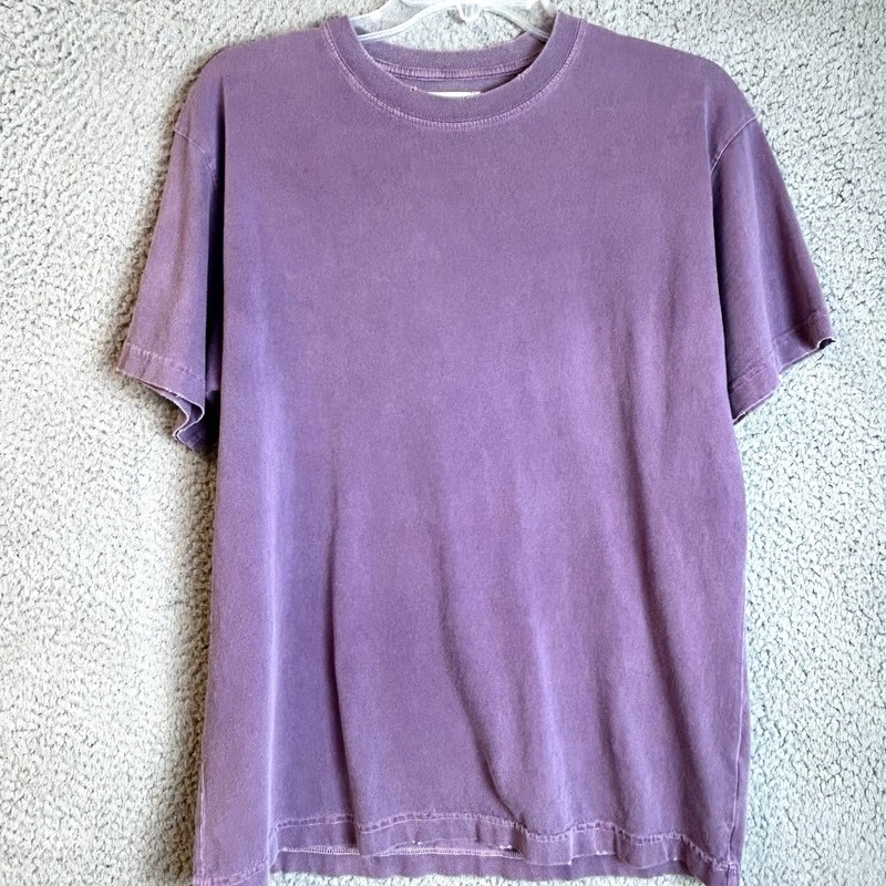 Machus Private Label Vintage Wash Purple T Shirt Size Small / Medium Boxy Pdx