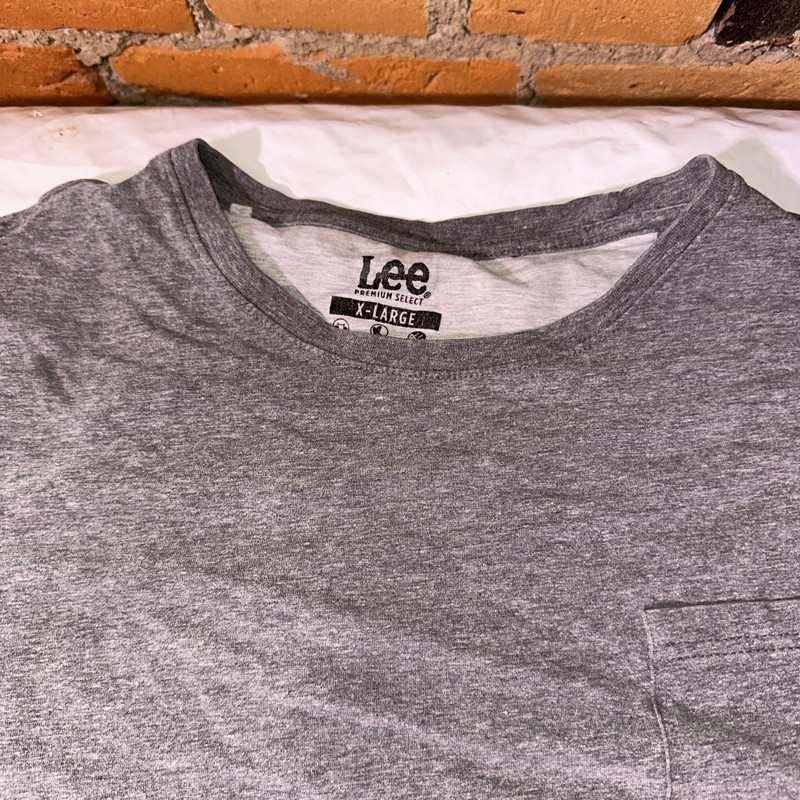 Lee Premium Select Grey Long Sleeve T-Shirt Men Medium gallery
