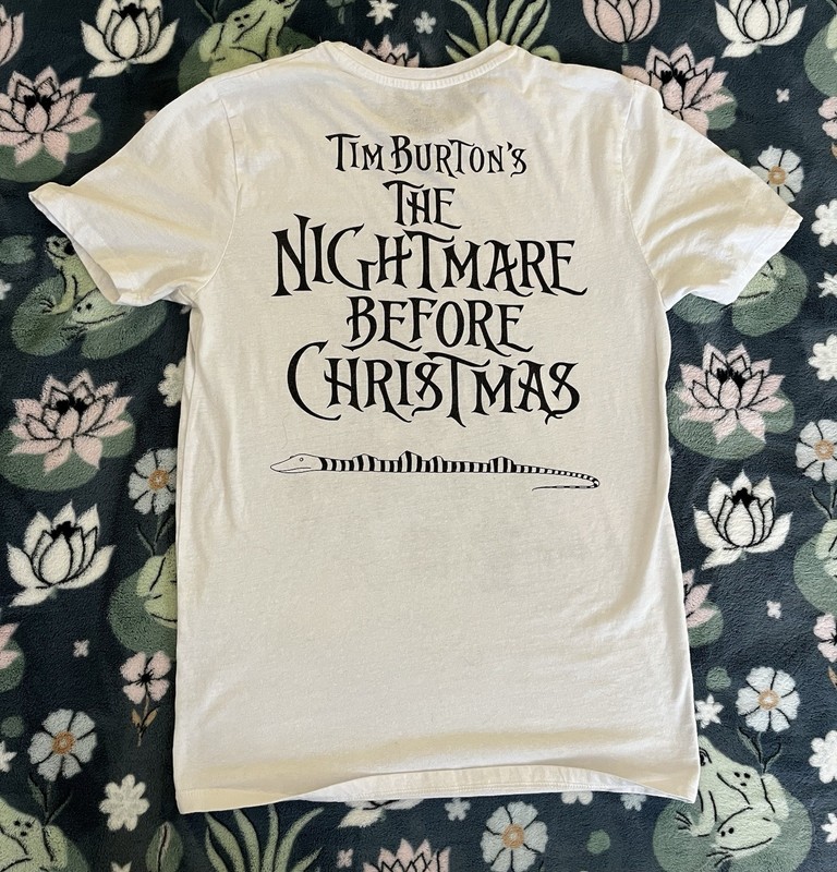 Disney Nightmare Before Christmas Jack Skellington & Sally Graphic Tee Small gallery