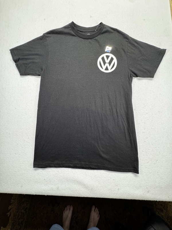 Volkswagen Golf 1991 GTI T-Shirt Black Logo Graphic Tee Racing Men’s Large