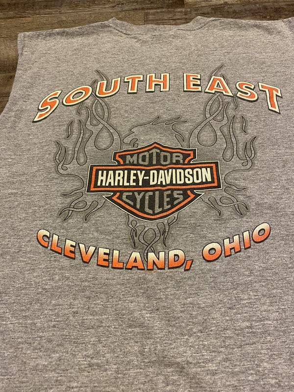 Harley Davidson Screaming Eagle sleeveles T-Shirt Mens Size L Vintage USA