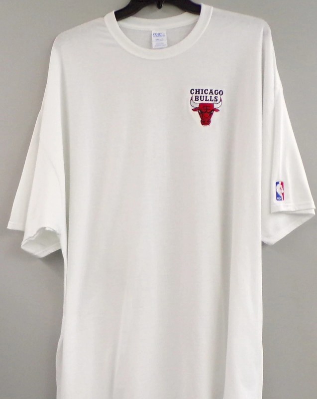 Chicago Bulls Embroidered T-Shirt S-6XL, LT-4XLT New